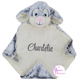 DOUDOU LAPIN GRIS CUBBIES 105