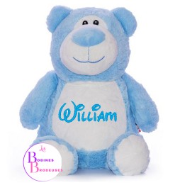 PELUCHE CUBBIES OURS BLEU 57