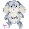 PELUCHE LAPIN GRIS CUBBIES 93