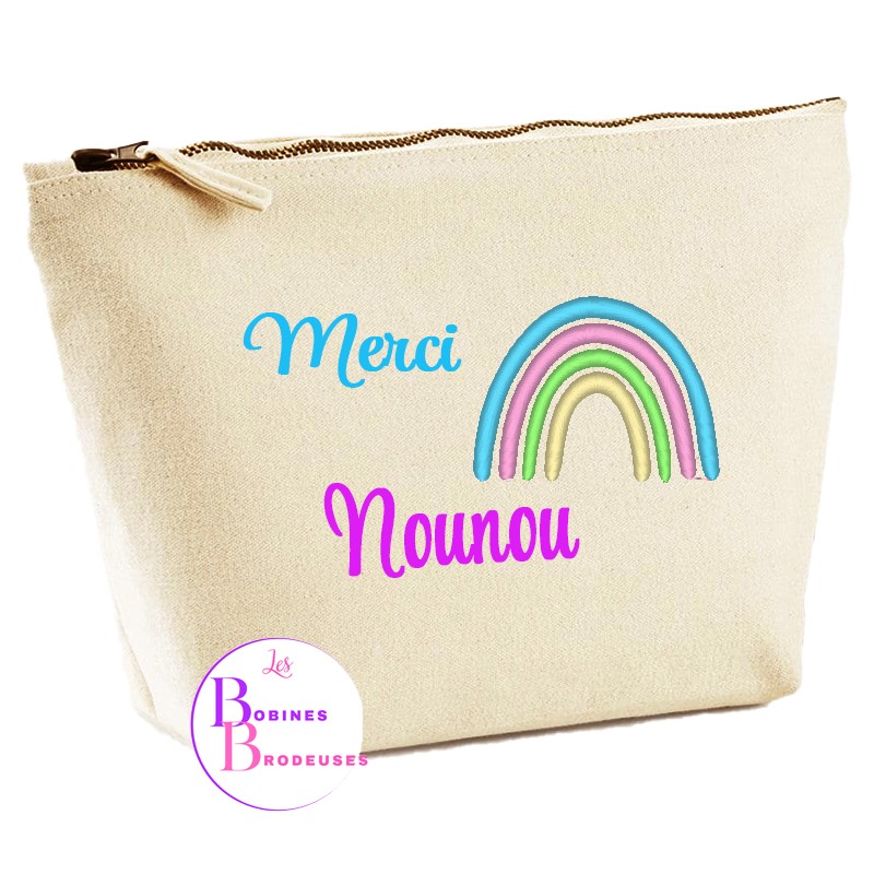 POCHETTE MAKE-UP ECRUE ARC-NOUNOU 352