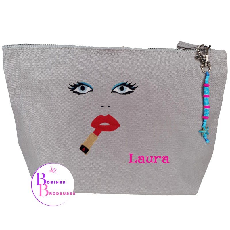 POCHETTE MAKE-UP GRISE . Eyes 346