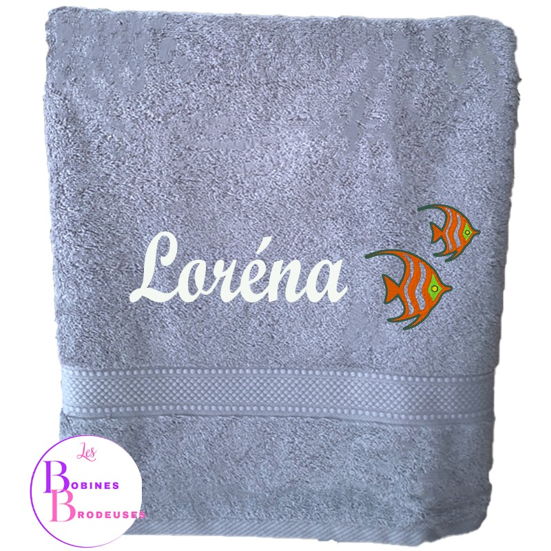 SERVIETTES  BAIN GRIS 405