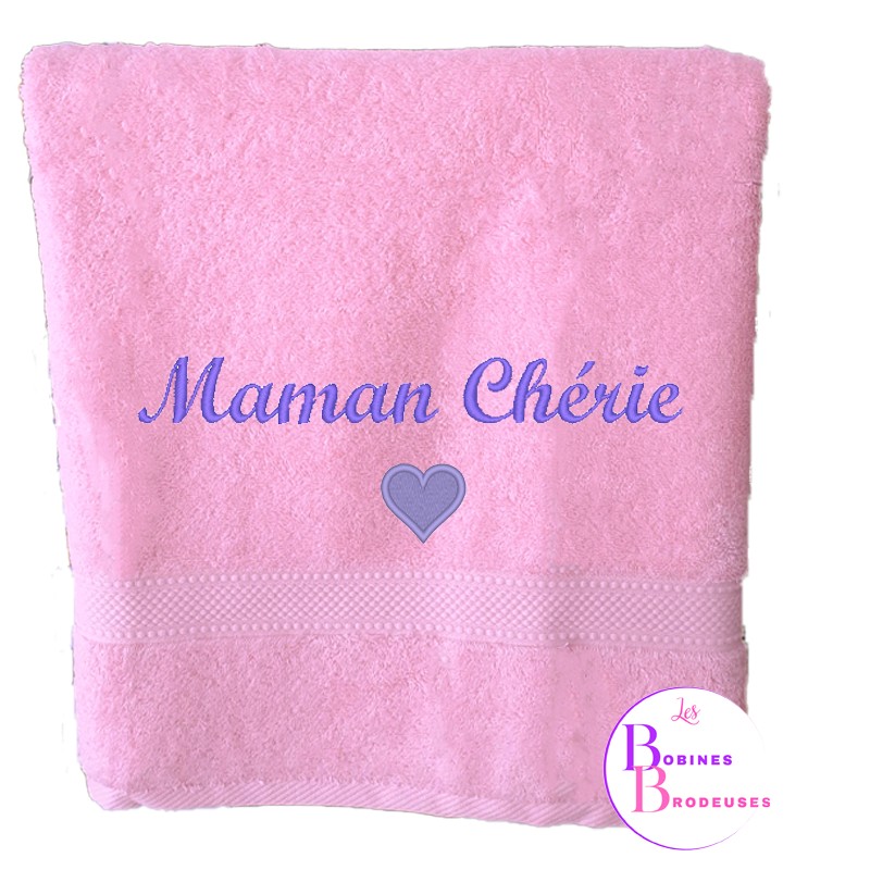 SERVIETTE ROSE MAMAN 326