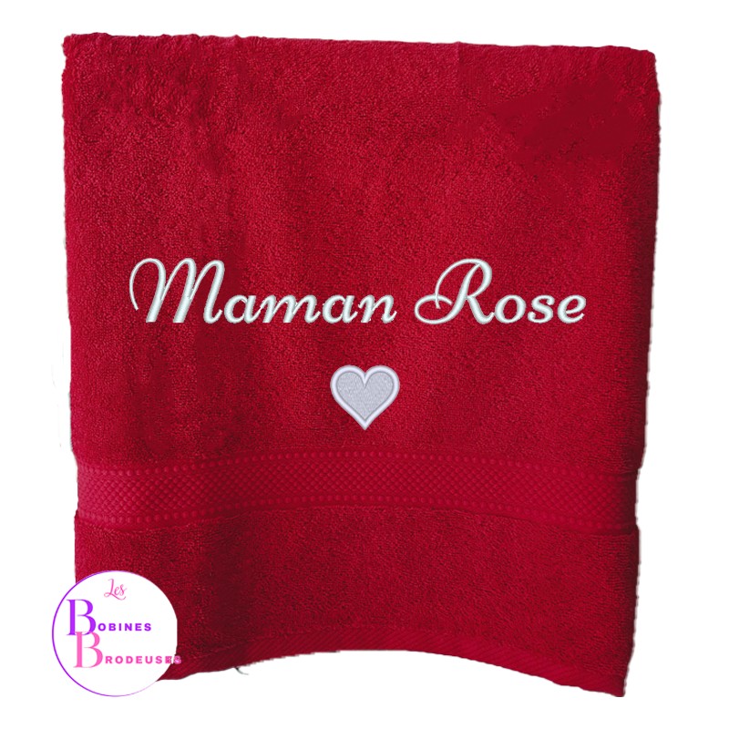 SERVIETTE ROUGE MAMAN 327