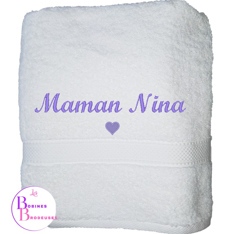 SERVIETTE BLANCHE MAMAN 323