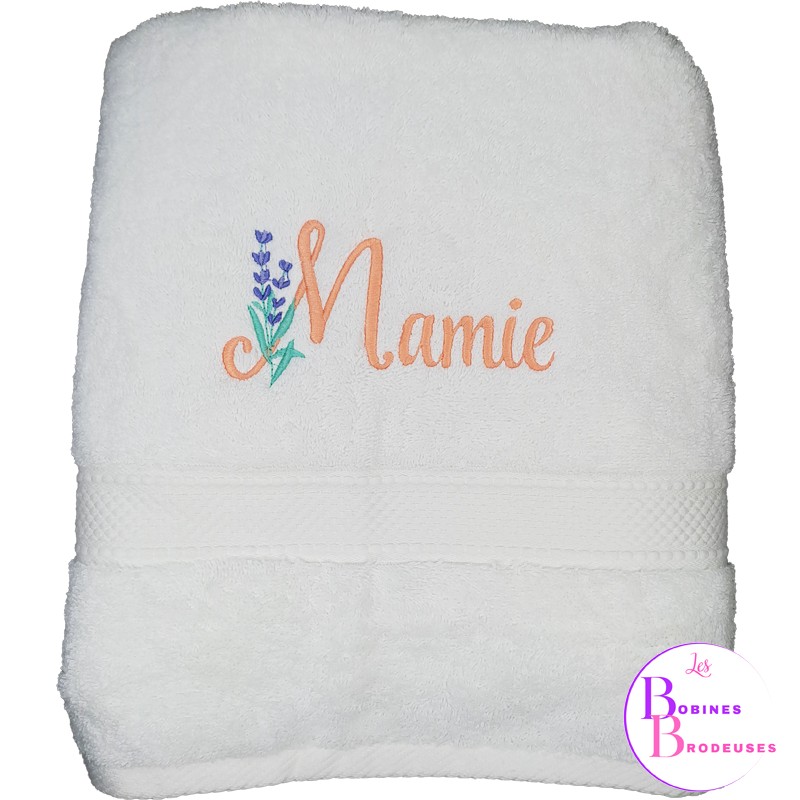 SERVIETTE ROSE MAMIE LAVANDE 404