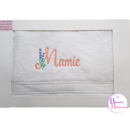 SERVIETTE ROSE MAMIE LAVANDE 404