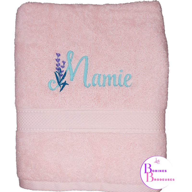 SERVIETTE ROSE MAMIE LAVANDE 403