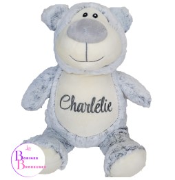 PELUCHE OURS GRIS CUBBIES 102