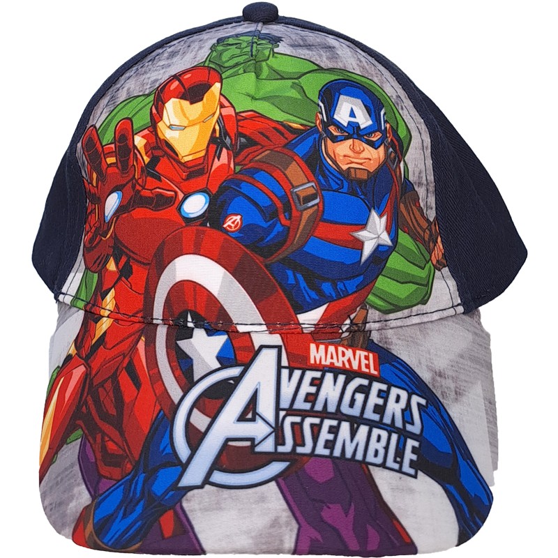 CASQUETTE AVENGERS BLEUE FONCE 458