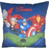 Coussin Personnalisé AVENGERS - Coussin AVENGERS - Coussin Avengers Brodé - AVENGERS Marvel - Coussin Hulk