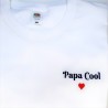 TEE-SHIRT HOMME BLANC PAPA COOL 439