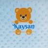 COUVERTURE BLEUE OURSON 532