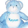 PELUCHE OURS BLEU W. 85