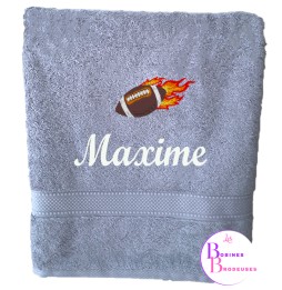 SERVIETTES  BAIN GRIS 123