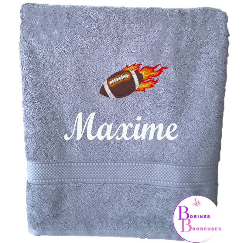 SERVIETTES  BAIN GRIS 123