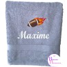 SERVIETTES  BAIN GRIS 123