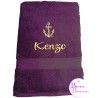 SERVIETTE  BAIN VIOLET 117