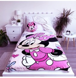 Plaid Personnalisé MINNIE Disney - Plaid MINNIE Brodé - Plaid MINNIE Disney