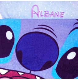 Serviette de Bain Personnalisée Stitch - Serviette de Bain coton Stitch Disney - Serviette Stitch Disney Brodée