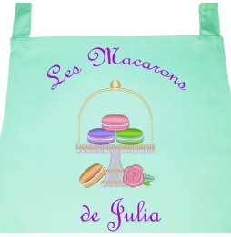 TABLIER DE CUISINE ACQUA MACARONS 547