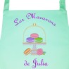 TABLIER DE CUISINE ACQUA MACARONS 547