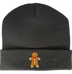 BONNET GRIS BISCUIT NOËL 551