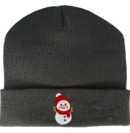 BONNET GRIS BONHOMME NEIGE 553