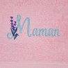 SERVIETTE ROSE MAMAN LAVANDE 434