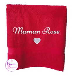 SERVIETTE ROUGE MAMAN 327