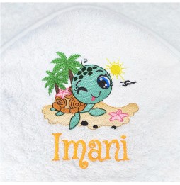 CAPE BAIN BLANCHE TORTUE 526