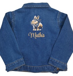 BLOUSON JEANS LAPIN BANDANA 566