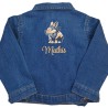 BLOUSON JEANS LAPIN BANDANA 566