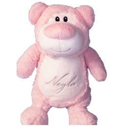 PELUCHE CUBBIES OURS ROSE 56