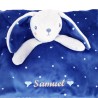 DOUDOU LAPIN BLEU K. 40
