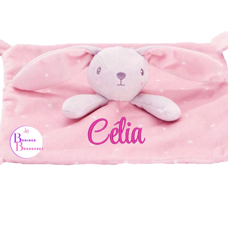 DOUDOU LAPIN ROSE K.48