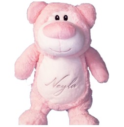 PELUCHE CUBBIES OURS ROSE 56
