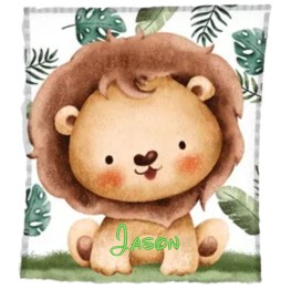 Couverture Bébé Personnalisée - Couverture Bébé Brodée - Plaid Bébé Personnalisé