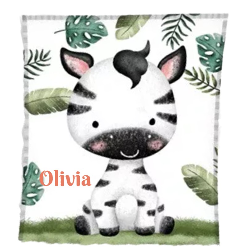 COUVERTURE BÉBÉ ZÈBRE 575