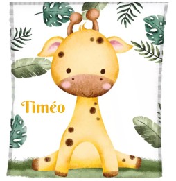COUVERTURE BÉBÉ GIRAFE 576