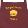TABLIER DE CUISINE BORDEAUX BURGER 578