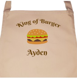 TABLIER DE CUISINE SABLE BURGER 580