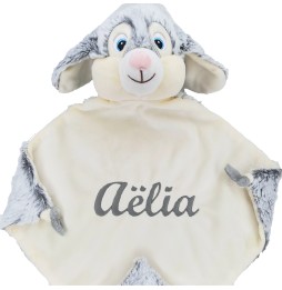 DOUDOU LAPIN GRIS CUBBIES 105