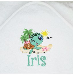 CAPE BAIN BLANCHE TORTUE 526