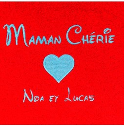 SERVIETTE ROUGE MAMAN 327