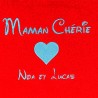 SERVIETTE ROUGE MAMAN 327