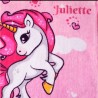 Serviette de Table Personnalisée LICORNE - Serviette Cantine Personnalisée LICORNE  - Serviette de Table LICORNE