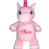 PELUCHE LICORNE ROSE CUBBIES 75