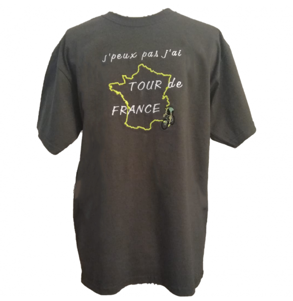 TEE SHIRT ANTHRACITE TR DE FRANCE 154