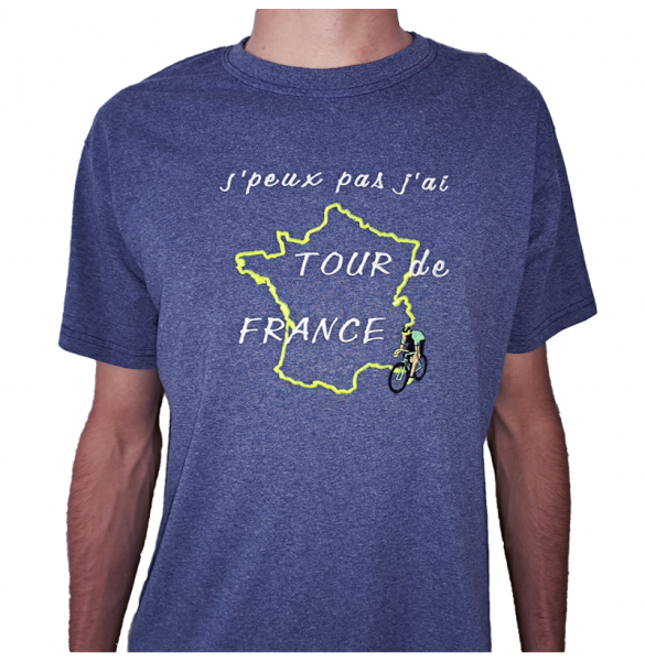 TEE SHIRT BLEU TOUR DE FR. 153